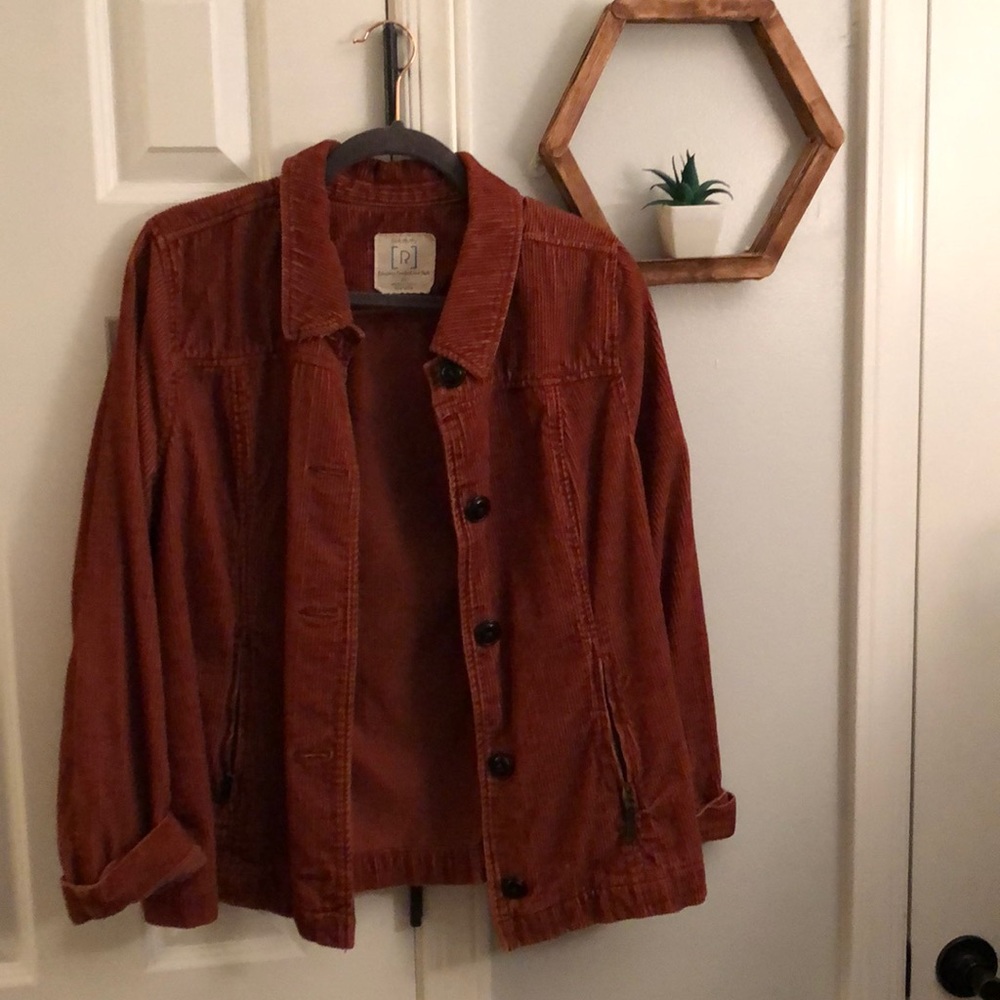 Rusty Orange Oversized Jacket